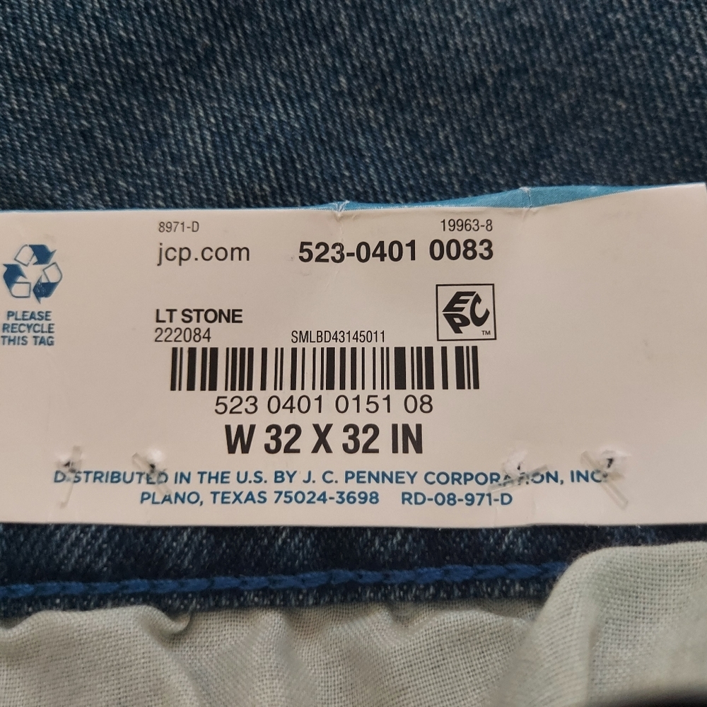 NWT Men's Arizona Flex Jeans Blue - Picture 7 of 7